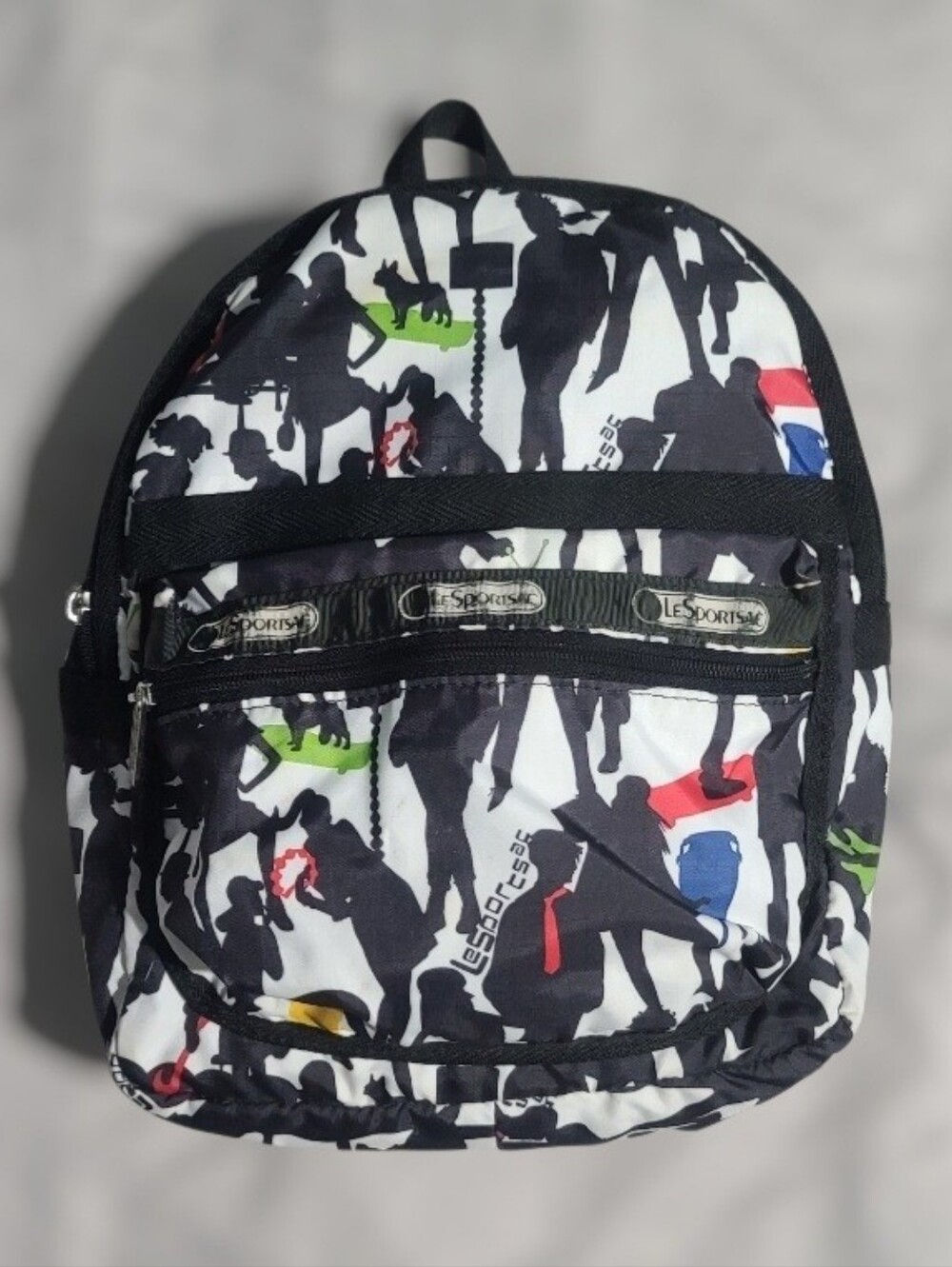 2010 LeSportsac Artist in Residence "Groupies" Basic Mini Backpack